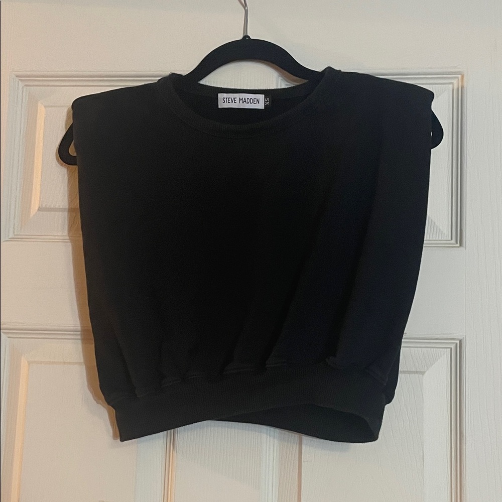 Steve Madden cropped sweater tank